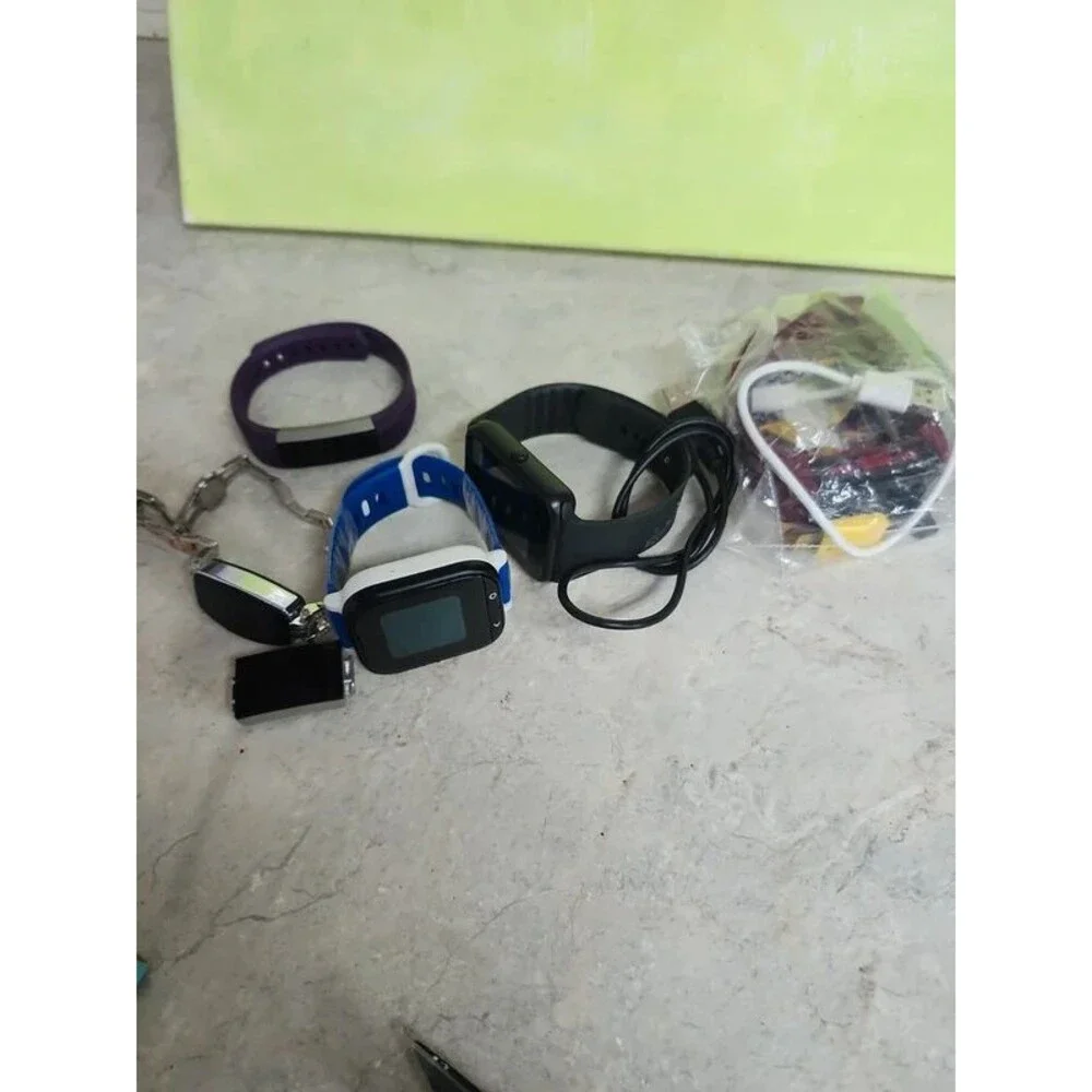 assortment of smart watches